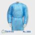 Camice visitatore Monouso in TNT 25g DM Cat. I azzurro CTN 200 pz 