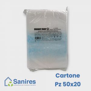 Manopola Soft in TNT Molton 80 g/mq. pre saponata det PH neutro cm. 23 x 16 CTN 1000 pz (50X20)