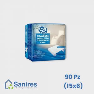 Traversa monouso assorbente 80x180 cm rimboccabile CF 20 PZ CTN 90pz (15X6)