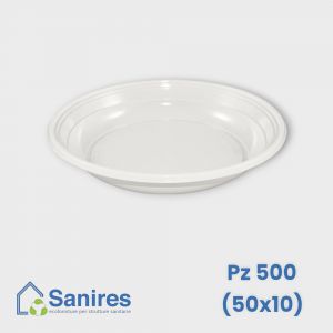 Piatto fondo in PP 21,5 cm flexy lavabile CTN 500 pz (50X10)