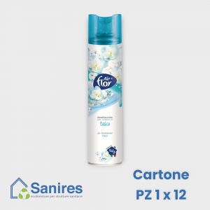 Air Flor deodorante per ambiente spray 300 Ml Talco CTN 12 Pz (1x12)