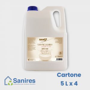 Sapone Liquido Latte LT 5 CTN 4 Pz (1x4)