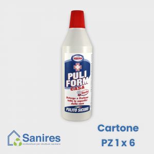 Puliform Classico 1 LT detergente igienizzante pavimenti CTN 6 Pz (1x6)
