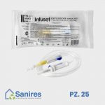 Deflusorre 1 via sterile, camera 6 ml, tubo 1,5 m, LL senza ago CF 25 Pz (1x25)