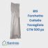 BIS Riutilizzabile in PP Lavabile - Set Forchetta + Coltello + Tovagliolo 30x30 cm 2 Veli - Cartone da 500 Pezzi
