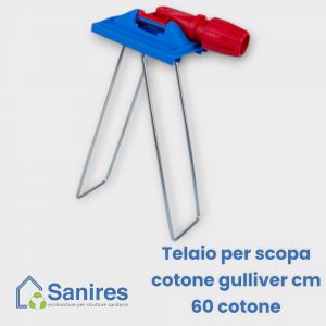 Telaio per scopa cotone cm 60 modello Gulliver