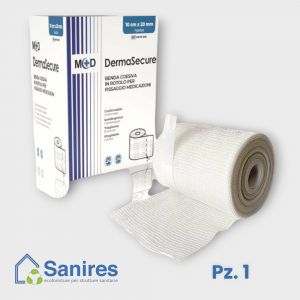 Benda coesiva elastica con lattice Derma Secure cm 10x20 m Pz 1