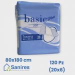 Traversa monouso rimboccabile 80x180 cm CTN 120 pz