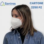 Mascherina FFP2 NR Bianca con elastici auricolari