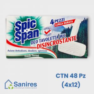 Tavolette WC Spic & Span disincrosante CTN pz 48 (4x12)